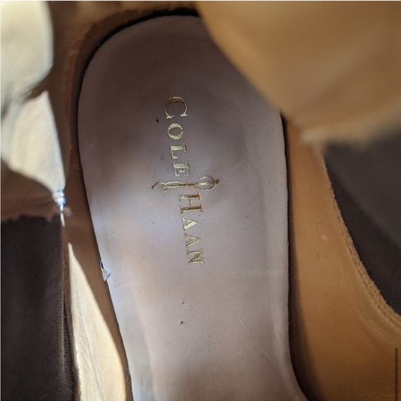 Cole Haan Nike Air Evan tan leather Chelsea boots - Picture 10 of 14